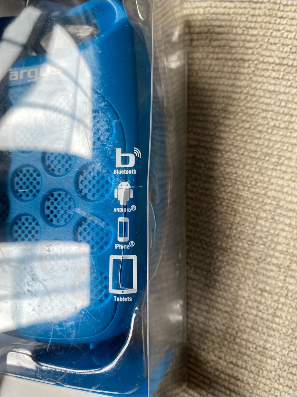Targus Blue Portable Bluetooth Speaker with Carabiner- NIB - Picture 6 of 6
